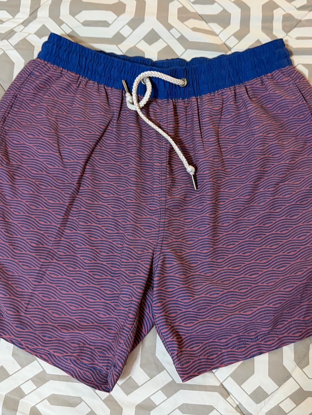 Fair Harbor Kids Blue Swim Trunks